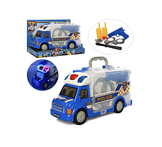 Поліцейський ігровий дитячий набір Limo Toy у кейс-машинці 661-173 від 3х років., фото 3