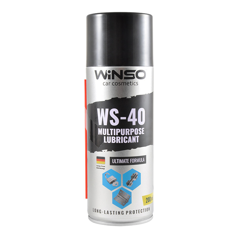 Мастило багатофункціональне проникне Winso WS-40 (WD-40) Lubricant 0.2л аерозоль (820120)
