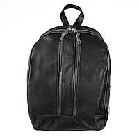 Шкіряний жіночий рюкзак LT 5698 чорний