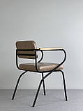 Дизайнерське крісло "Георг" з м'яким сидінням і спинкою, фото 5