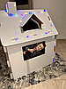 Картонний будиночок хатинка для дітей 120x80x110 см Великий, фото 8