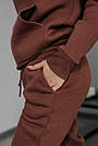 Костюм спортивний жіночий зимовий коричневий 2XL, фото 6
