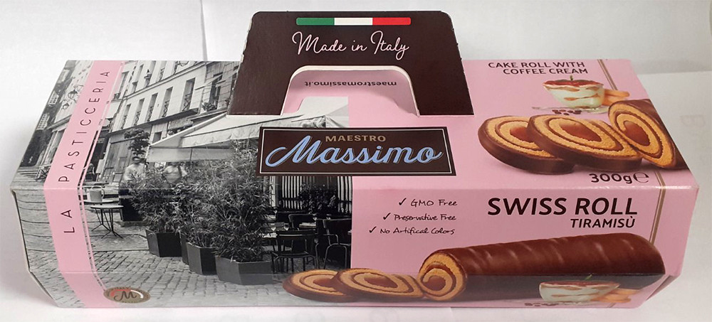 Maestro Massimo Рулет Swiss Roll Tiramisu 300г