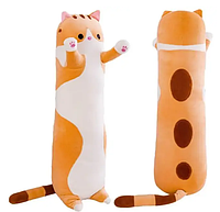 Мягкая игрушка подушка обнимашка 70 см, игрушка плюшевой кот, Кот Батон