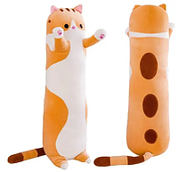 Мягкая игрушка подушка обнимашка 90 см, мягкая плюшевая игрушка кот, Кот Батон