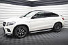 Пороги Mercedes GLE Coupe C292 AMG-Line / 43 AMG тюнінг обвіс леза спідниця елерон, фото 3