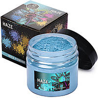 Слюдяний пігментний порошок HAZE (Блакитний) для смоли мила макіяжу манікюру SOAP SHOP банка 57 грам