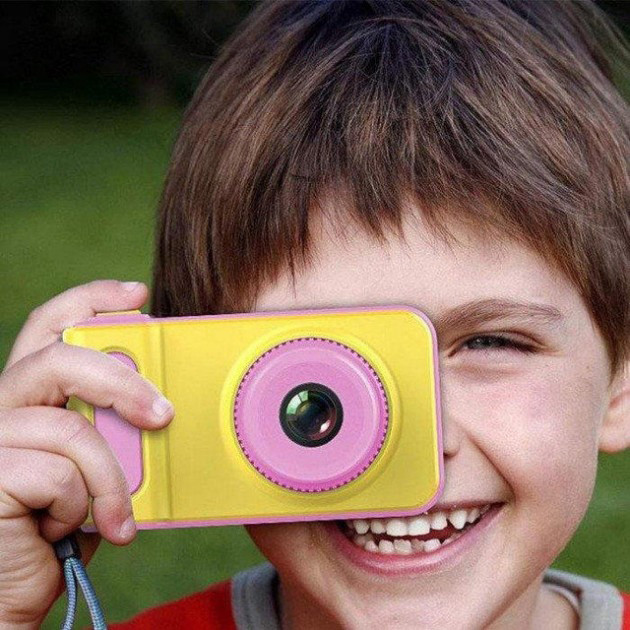 Детский цифровой фотоаппарат Smart Kids Camera V7 baby T1. JS-624 Цвет: розовый - фото 1 - id-p2017960349