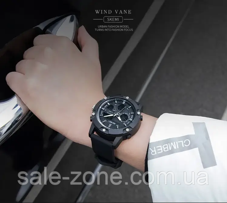 Мужские наручные часы Skmei 1757 (Скмей) Черный - фото 7 - id-p2034850792