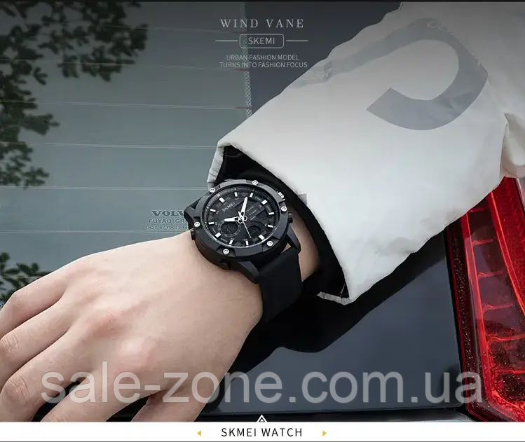 Мужские наручные часы Skmei 1757 (Скмей) Черный - фото 9 - id-p2034850792