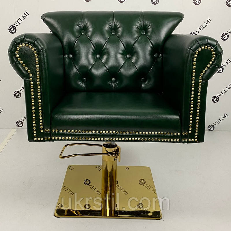 Парикмахерское кресло Prado Gold на квадрате - фото 8 - id-p2034846766