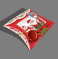 Картонне паковання для цукерок, Бандероль новорічна,150 грамів