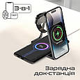 Бездротова док-станція Promate AuraFold-Trio Black (aurafold-trio), фото 2