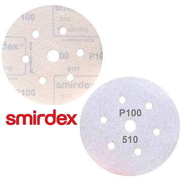 Абразивний диск P100 на липучці Velcro Smirdex 510 150мм, фото 2