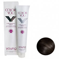 Крем-фарба для фарбування волосся Young Color You Y-PLX 3 Castano Scuro