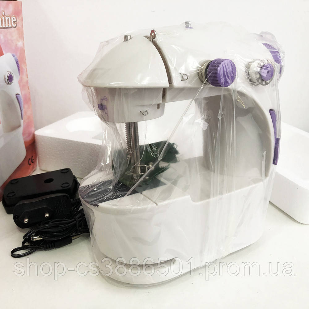 Портативна швейна машинка Digital FHSM-201, Швейна машинка маленька, Дитяча ручна NQ-341 швейна машинка