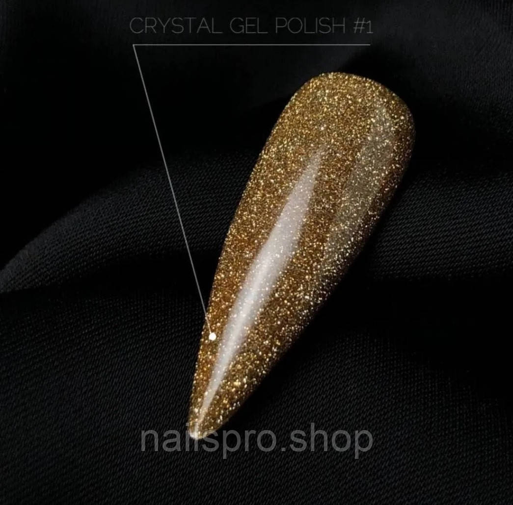 Світловідбивний гель-лак Crooz Crystal №01, 8 мл