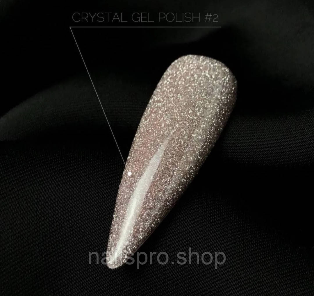 Світловідбивний гель-лак Crooz Crystal №2, 8 мл