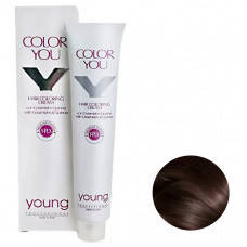 Крем-фарба для фарбування волосся Young Color You Y-PLX 4.4 Castano Rame