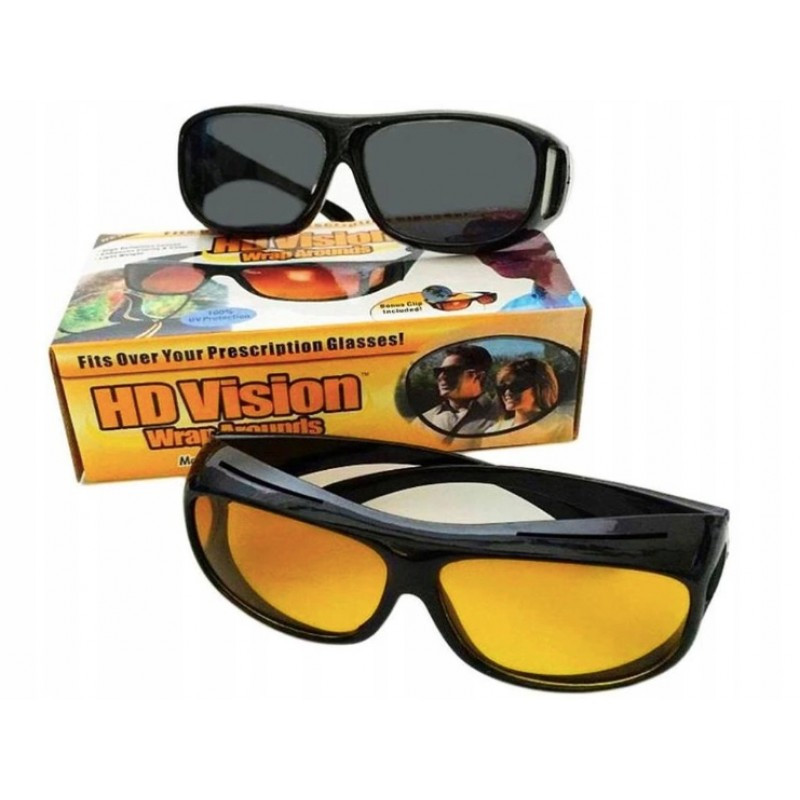 069 Окуляри нічного бачення HD vision Glasses 2 в1 (200)