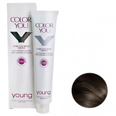 Крем-фарба для фарбування волосся Young Color You Y-PLX 4 Castanondente