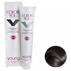 Крем-фарба для фарбування волосся Young Color You Y-PLX 4.19 Castano Ice