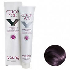Крем-фарба для фарбування волосся Young Color You Y-PLX 4.2 Castano Irisee