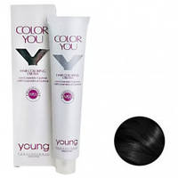 Крем-краска для окрашивания волос Young Color You Y-PLX 1 Nero