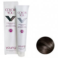 Крем-фарба для фарбування волосся Young Color You Y-PLX 5 Castano Chiaro