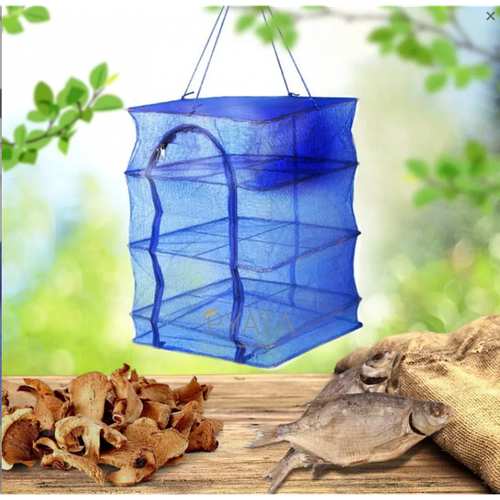 Сетка для сушки рыбы, грибов, овощей и фруктов трехъярусная 35*35**75 ...