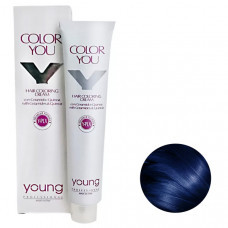 Крем-фарба для фарбування волосся Young Color You Y-PLX 1.1 Nero Blu