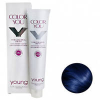 Крем-краска для окрашивания волос Young Color You Y-PLX 1.1 Nero Blu