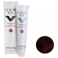 Крем-фарба для фарбування волосся Young Color You Y-PLX 3.6 Castano Scuro Rosso
