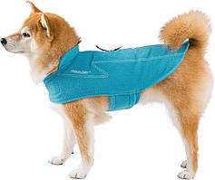 Супертеплі зимові пальто для собак VIVAGLORY NEW блакитне, вітрозахисна та водовідштовхувальна куртка