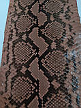 Шкіра пітона, коричнева 1,6 м., КП008, фото 3