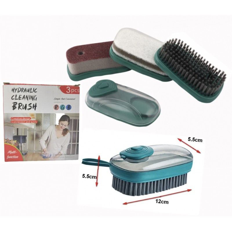 Універсальна очисна щітка Hudraulic Cleaning Brush 3 in 1 (160)