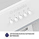 Біла скляна вбудована в шафу витяжка для кухні Minola HBI 52621 WH GLASS 700 LED, шириною 53 см, фото 5