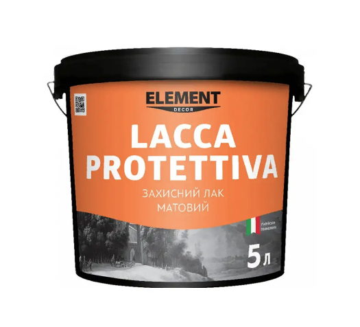 Захисний матовий лак LACCA PROTETTIVA "ELEMENT DECOR"