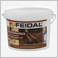 Лак паркетный глянцевый на водной основе Feidal Acryl Parkettlack 1л