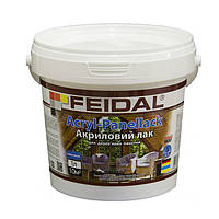 Лак панельный глянцевый на водной основе без запаха Feidal Acryl-Panellack 5л 1