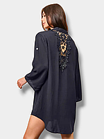 Женская рубашка с кружевом сзади Z.Five 140 черная на 46 48 размер