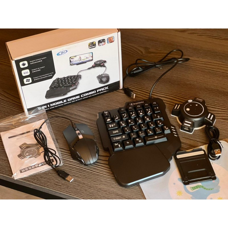 Набір клавіатури та миші з трьох частин NEW KEYBORAD/MOUSE (20)