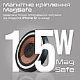 Бездротовий зарядний пристрій Promate MagRing 15W Black (magring), фото 3