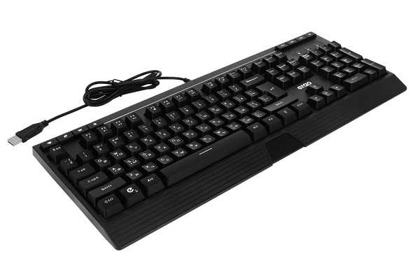 Клавіатура дротова з RGB підсвіткою ігрова ERGO KB-612 (Black), фото 7