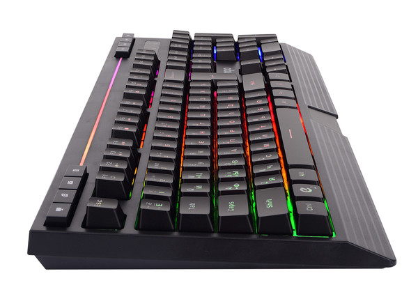 Клавіатура дротова з RGB підсвіткою ігрова ERGO KB-612 (Black), фото 3