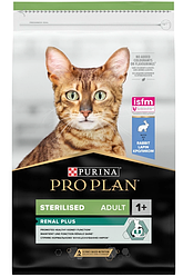 Корм Purina Pro Plan Adult Sterilised Renal Plus Rabbit (для стерелізованих котів з кроликом) 1.5кг.