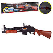 Іграшковий пістолет дитячий   801B-2   на батарейках  світло, 55см-розмір зброі,