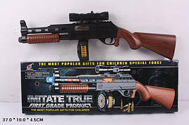 Іграшковий пістолет дитячий   803B-2   на батарейках  світло,   37*19*4,5