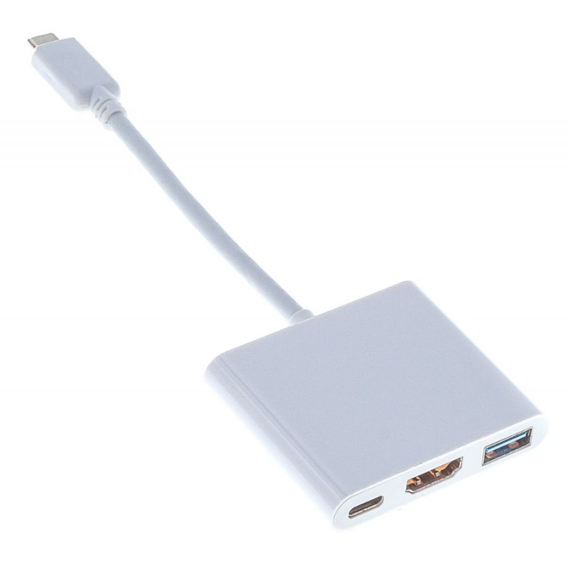 Перехідник Buro USB Type-C (m) — HDMI (f)