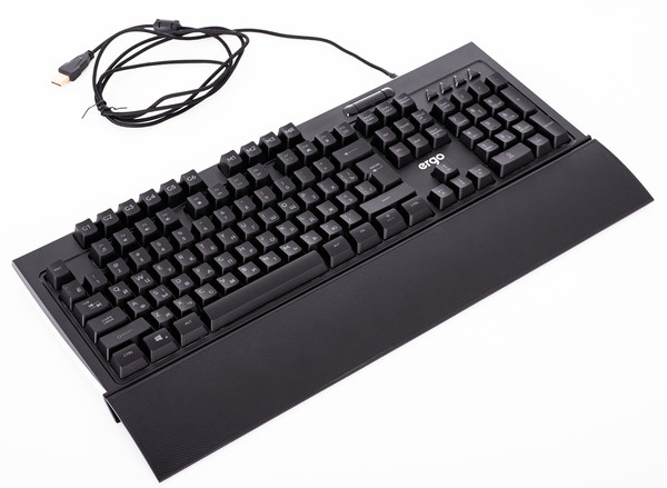 Клавіатура дротова з RGB підсвіткою ігрова ERGO KB-645 (Black), фото 7